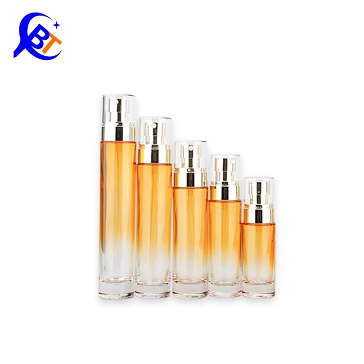 Pump Glass Bottles For Cosmetics