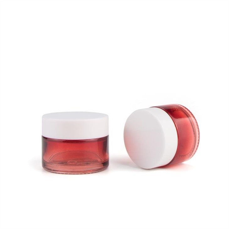 Tinted Face Cream Glass Jar