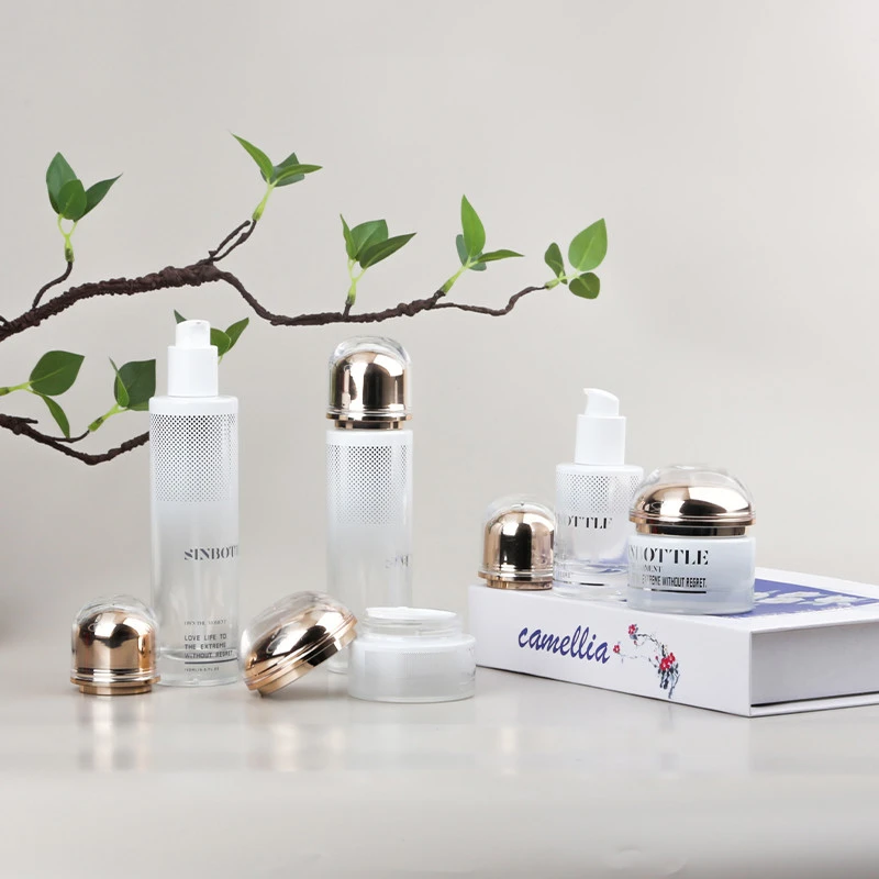 Sinbottle Customized Bionic Jellyfish Appearance Design Skin Care Product Set Bottle Luxury High End Cosmetic Packaging Set